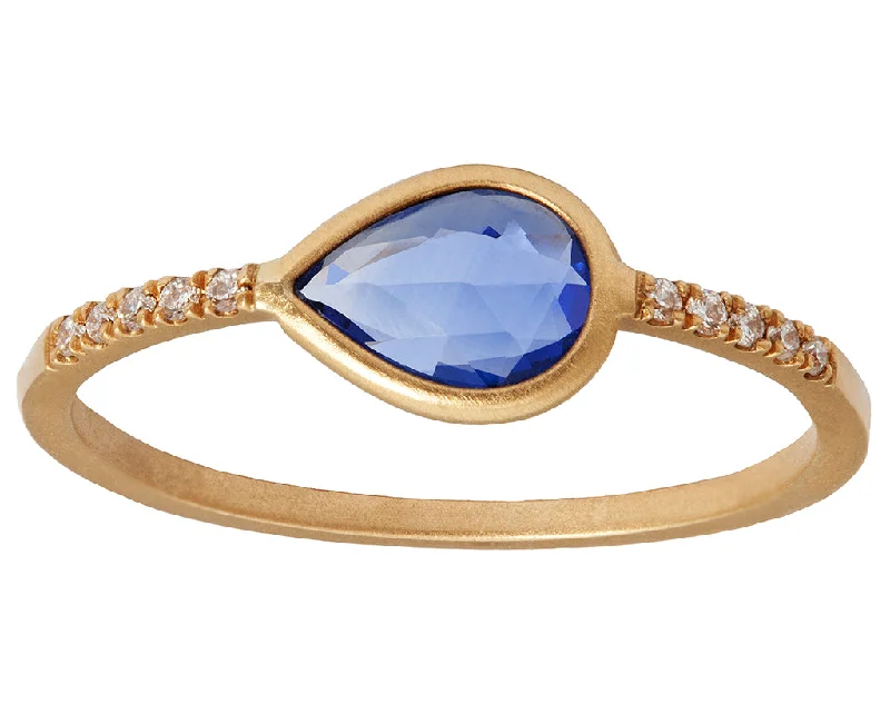 Exclusive Jewelry Sale Event – Shop Now 0.50ct Pear Sapphire & Yellow Gold Diamond Pavé Ring Exclusive Jewelry Sale Event – Shop Now 0.50ct Pear Sapphire & Yellow Gold Diamond Pavé Ring