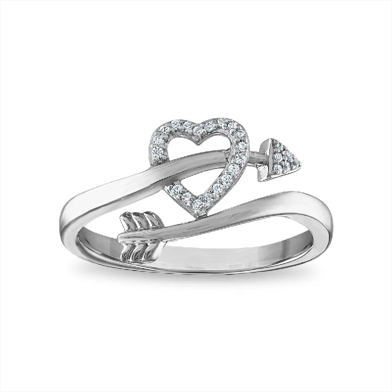 Jewelry Clearance – Final Chance To Save Big 1/12 CTW Diamond Fashion Ring in Rhodium Plated Sterling Silver Jewelry Clearance – Final Chance To Save Big 1/12 CTW Diamond Fashion Ring in Rhodium Plated Sterling Silver