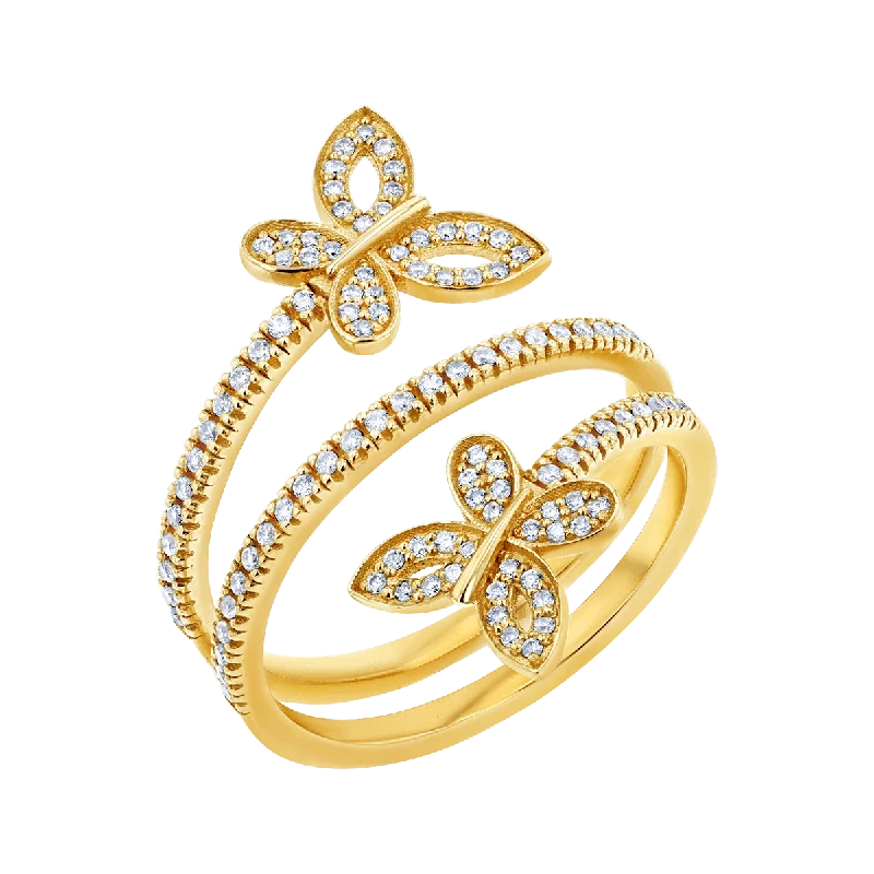 Best-Selling Jewelry Now Available At Special Deals Diamond Double Wrap Butterfly Ring Best-Selling Jewelry Now Available At Special Deals Diamond Double Wrap Butterfly Ring