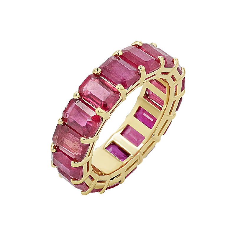Timeless Jewelry Styles At Wallet-Friendly Prices Genuine Ruby Emerald Cut Eternity Ring Timeless Jewelry Styles At Wallet-Friendly Prices Genuine Ruby Emerald Cut Eternity Ring