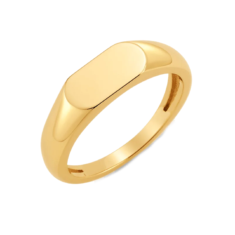 Upgrade Your Jewelry Collection For Less Oval Signet Ring