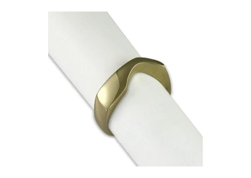High-Quality Jewelry At A Fraction Of The Cost Free Form Dress Ring, Yellow Gold