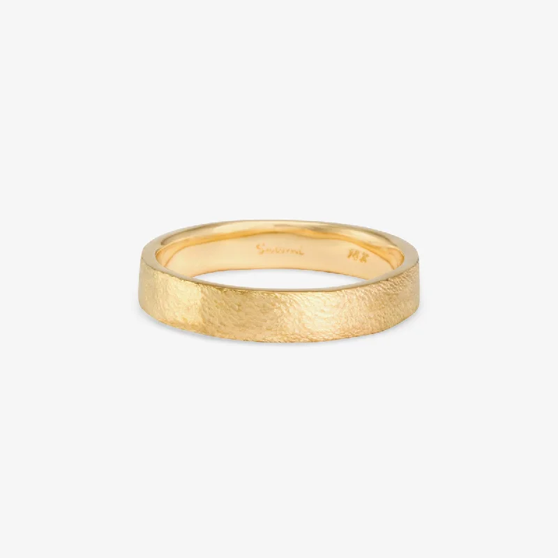 Grab Stylish Jewelry Before The Sale Ends MR0117 | 4.2mm Square Gilded Band