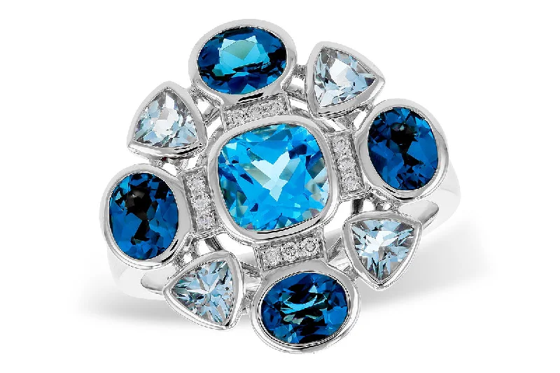 Clearance Sale On High-End Jewelry Collections Allison Kaufman Geometric Colored Topaz Ring Clearance Sale On High-End Jewelry Collections Allison Kaufman Geometric Colored Topaz Ring