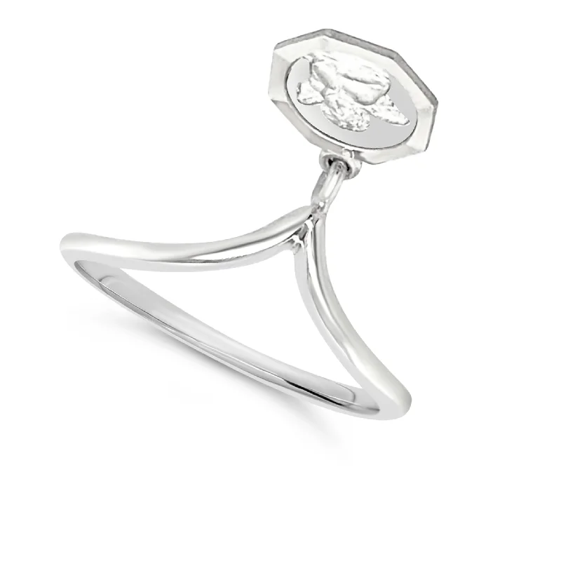 Bohemian-Inspired Jewelry For Free-Spirited Fashion Angel Medal Dangle Design Ring