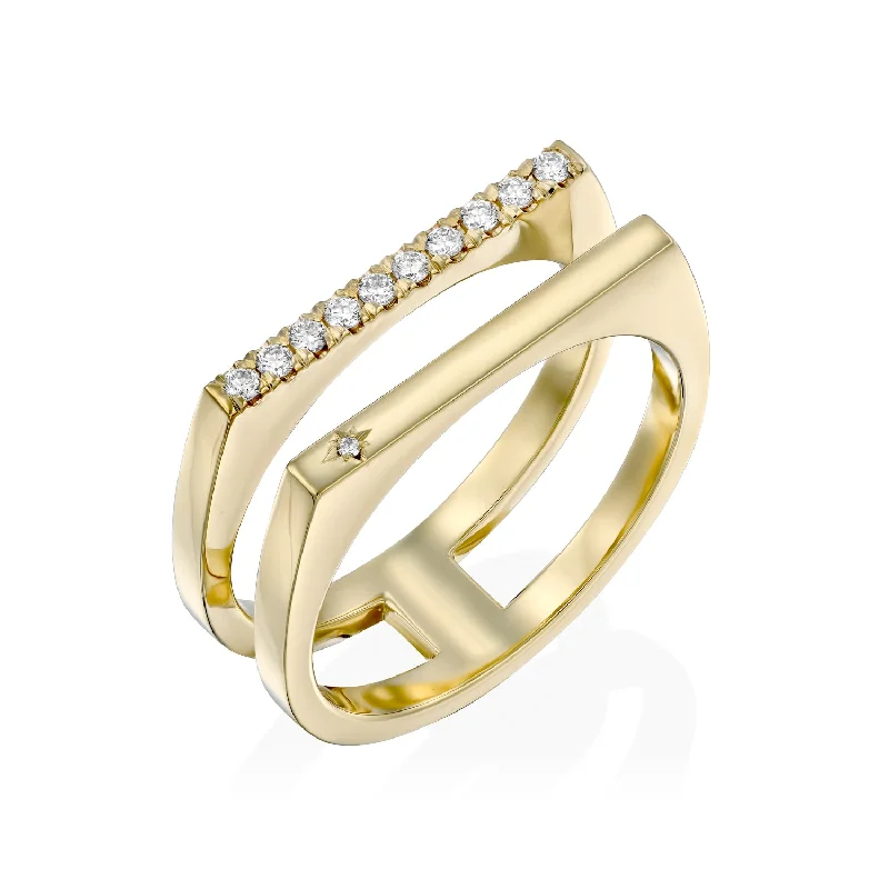 Huge Savings On Premium Jewelry Styles Arin Gold Ring white diamonds