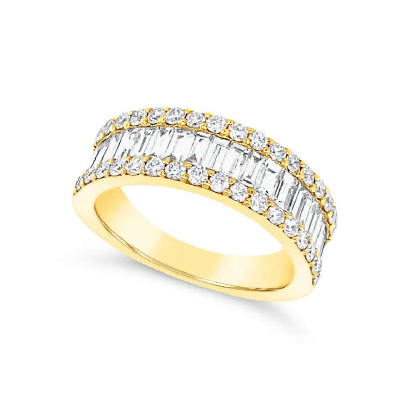 Get The Best Deals On Timeless Jewelry Pieces Baguette and Round Diamond Ring