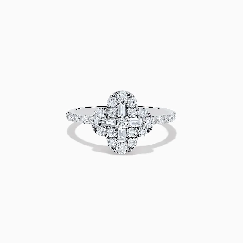 Exclusive Jewelry Markdowns – Limited-Time Offer Classique 14K White Gold Diamond Ring