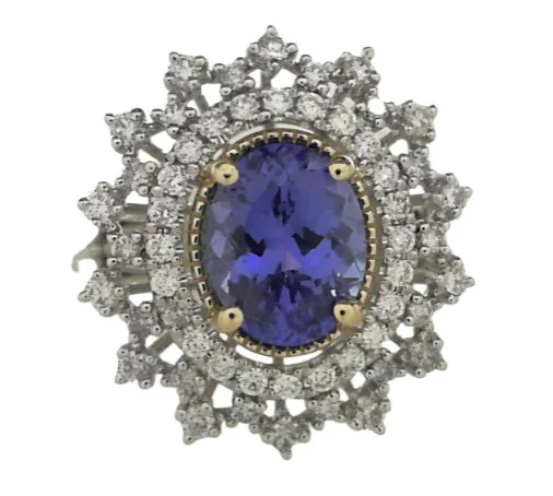 Final Call For Exquisite Jewelry At Reduced Rates Vintage Style Tanzanite Ring