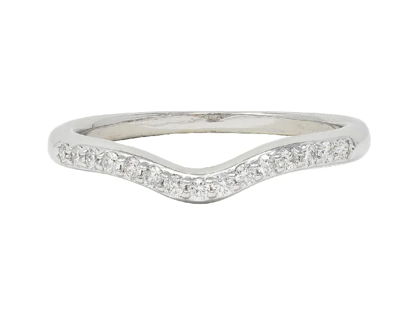 Elegant Jewelry, Exclusive Prices – Shop Now Contemporary Diamond 14 Karat White Gold Contour Wedding Band Ring Elegant Jewelry, Exclusive Prices – Shop Now Contemporary Diamond 14 Karat White Gold Contour Wedding Band Ring