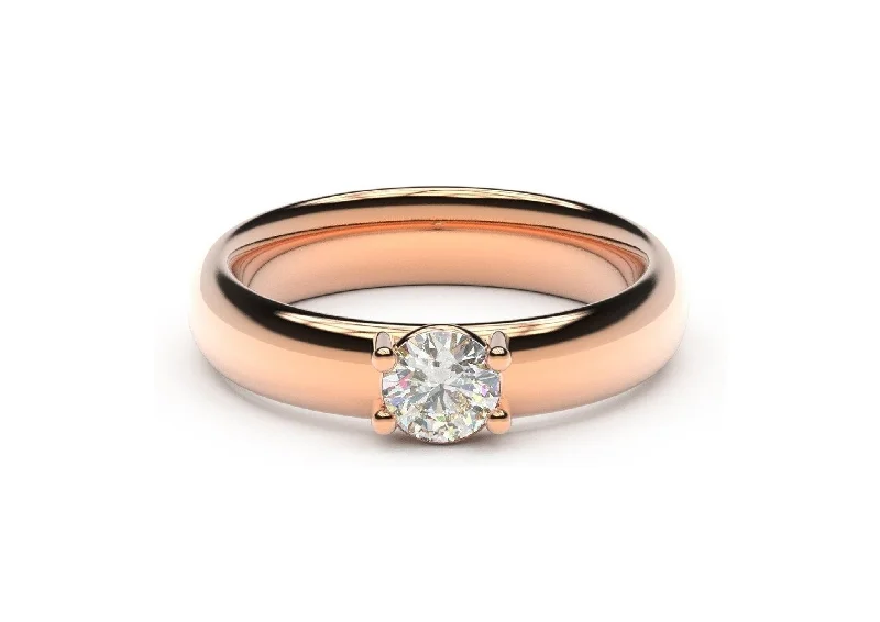 The Perfect Jewelry Piece At The Perfect Price Contemporary Engagement Ring, Red Gold The Perfect Jewelry Piece At The Perfect Price Contemporary Engagement Ring, Red Gold