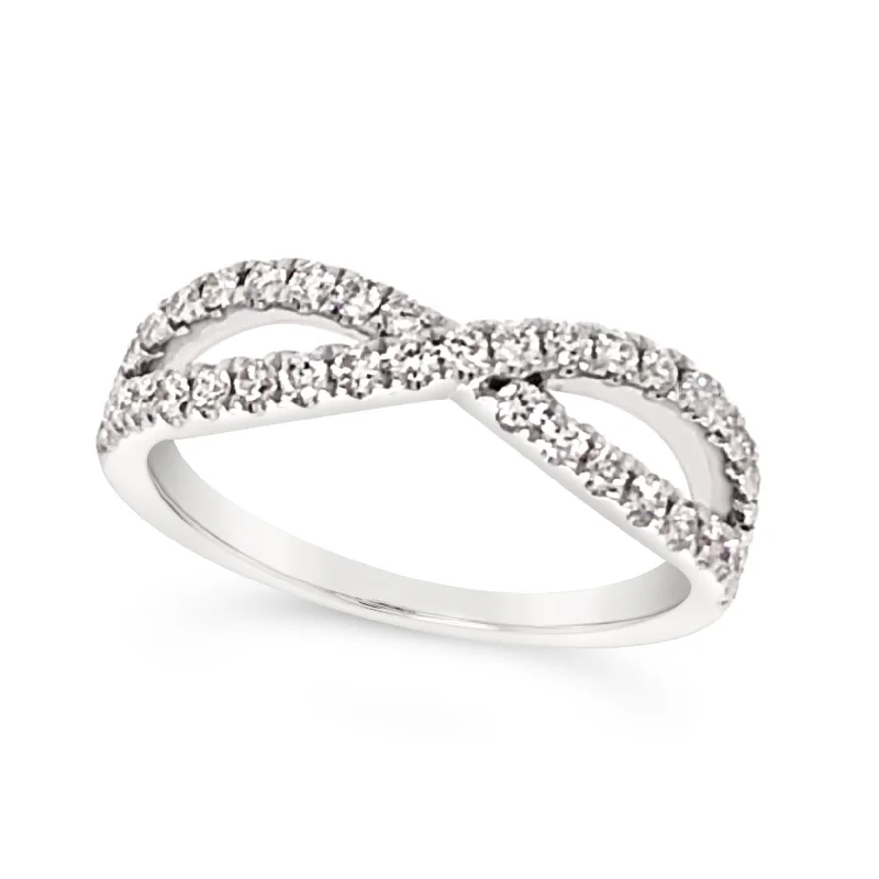 Shop Stylish Jewelry Now And Save Big Diamond Crossover Design Ring