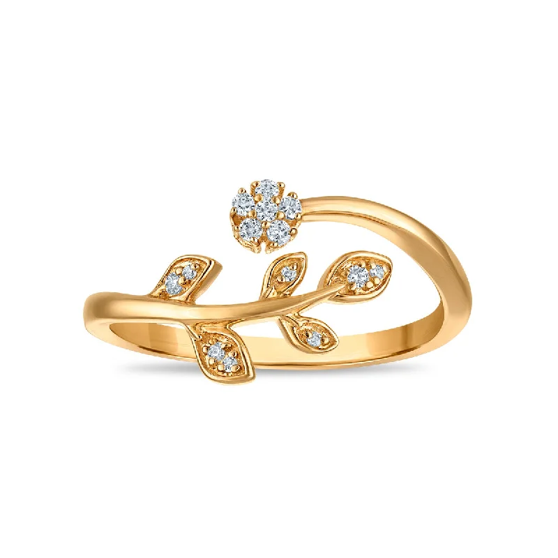 High-End Sparkle, Low-End Prices – Jewelry Sale Live Diamond Leaf Fashion Ring in 10KT Yellow Gold High-End Sparkle, Low-End Prices – Jewelry Sale Live Diamond Leaf Fashion Ring in 10KT Yellow Gold