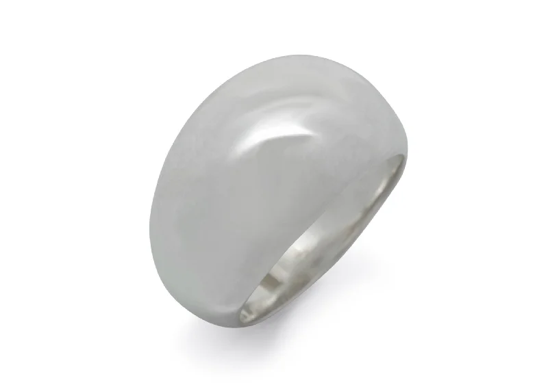 Unmissable Discounts On Timeless Jewelry Pieces JW18 Dome Ring, Sterling Silver