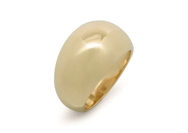Flash Sale On Stunning Jewelry – Don't Miss Out JW18 Dome Ring, Yellow Gold