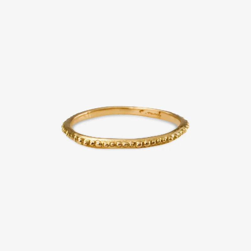 Limited-Time Offer On Premium Jewelry Collections R0604 | Dot Textured Band