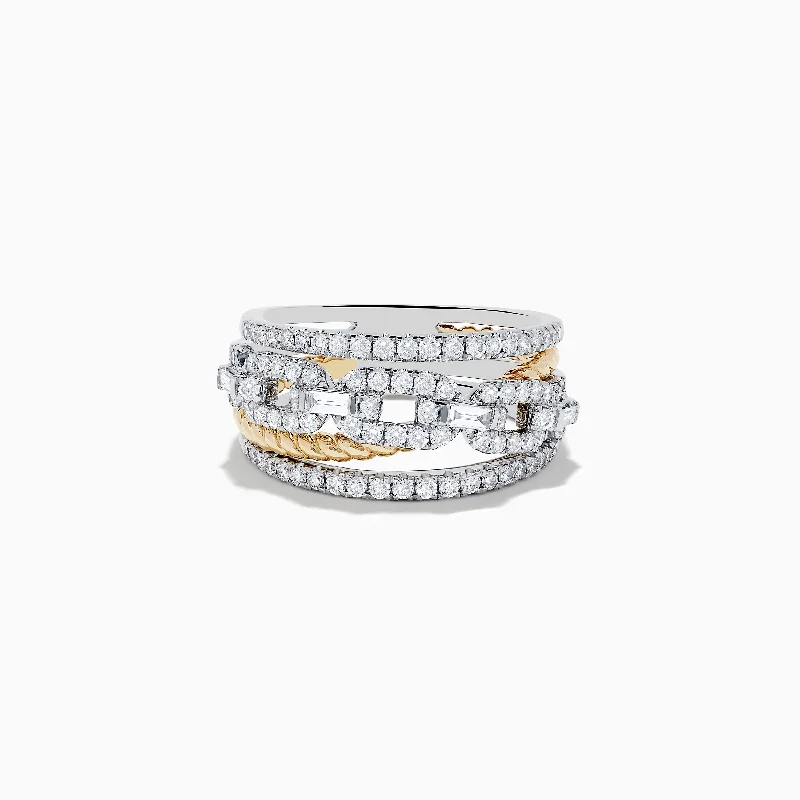 Unmissable Jewelry Clearance – Final Reductions Duo 14K White and Yellow Gold Diamond Ring Unmissable Jewelry Clearance – Final Reductions Duo 14K White and Yellow Gold Diamond Ring