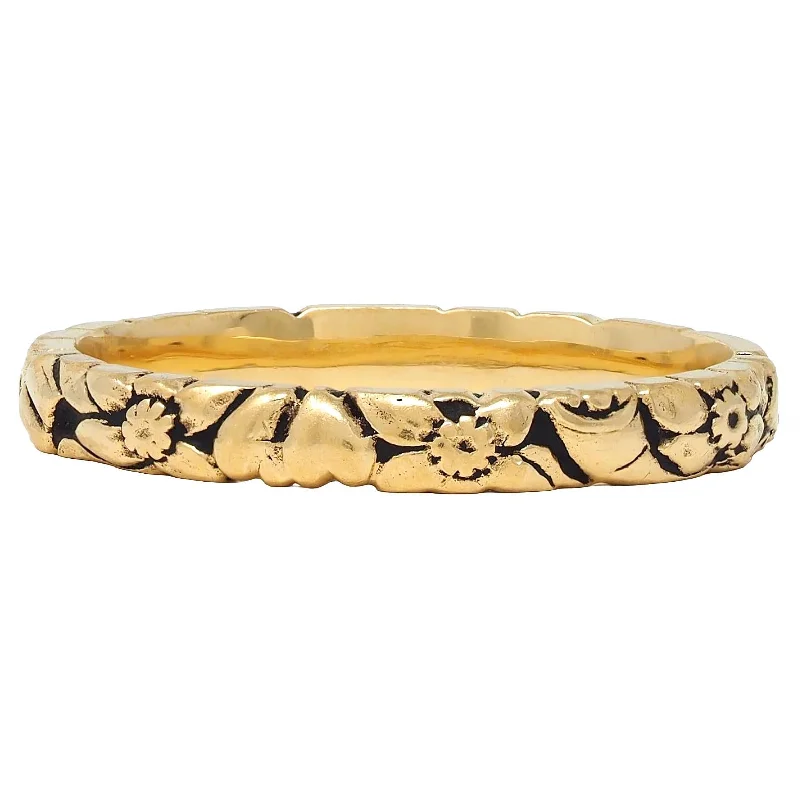 Flash Sale On Exquisite Jewelry – Don't Miss Out Early Art Deco 18 Karat Yellow Gold Orange Blossom Antique Wedding Band Ring Flash Sale On Exquisite Jewelry – Don't Miss Out Early Art Deco 18 Karat Yellow Gold Orange Blossom Antique Wedding Band Ring