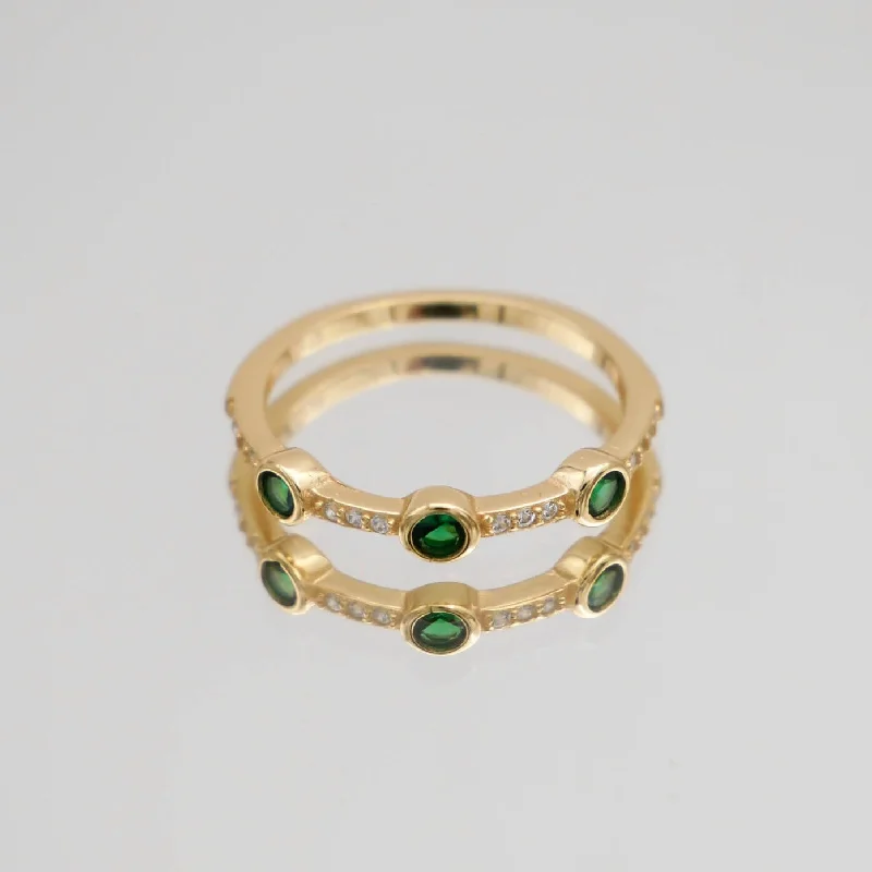 Grab Stylish Jewelry Before The Sale Ends Ellis Emerald Stone Ring