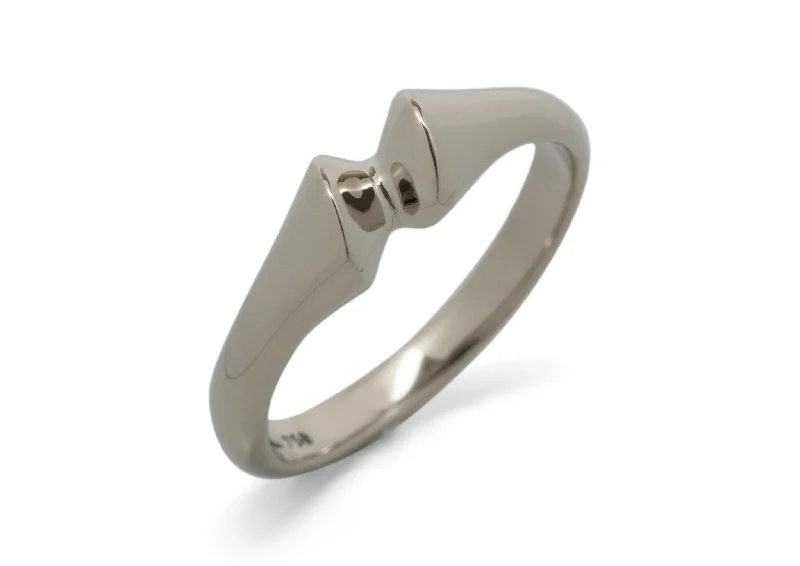 Customized Silver Jewelry For Unique Style JW195 Dress Ring, White Gold & Platinum