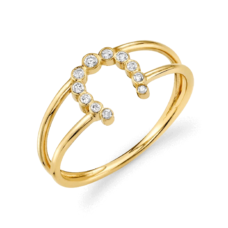Classic And Modern Jewelry Styles On Sale Horseshoe Ring