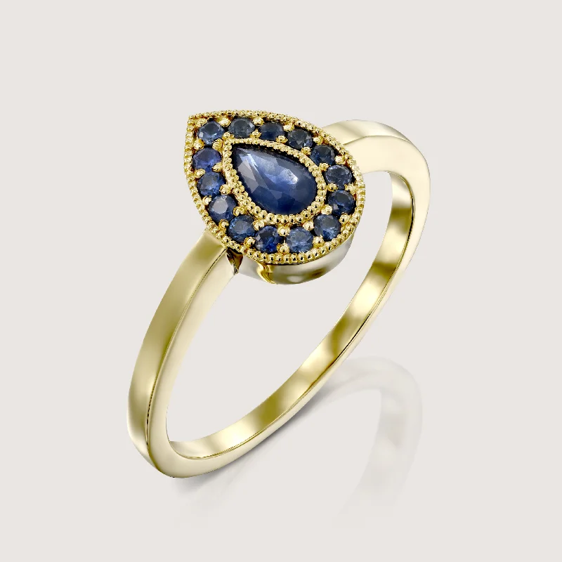 Seasonal Jewelry Sale – Upgrade Your Style Today Luna Gold Ring Sapphire