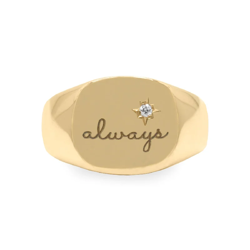 Don't Miss Our Biggest Jewelry Sale Of The Season Maria Gold Ring White Diamond & Engraving Don't Miss Our Biggest Jewelry Sale Of The Season Maria Gold Ring White Diamond & Engraving
