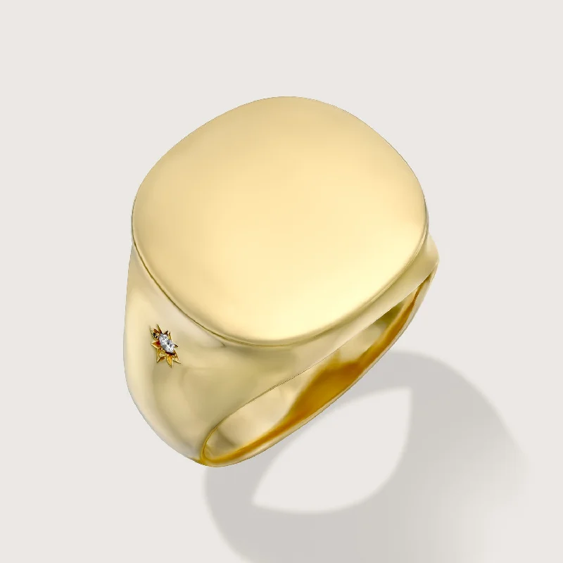 Elegant Jewelry Styles At Budget-Friendly Prices Mila Gold Ring Side Star Setting