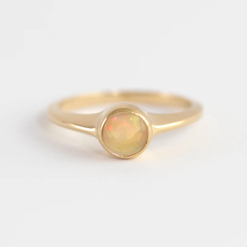 Trendy Minimalist Jewelry For Everyday Wear Ohana Opal Band