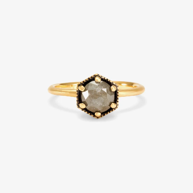 Exclusive Jewelry Bundles At Discounted Rates R2208GY-OOAK | One-of-a-Kind 6.5mm Grey Diamond Hexagon Ring Exclusive Jewelry Bundles At Discounted Rates R2208GY-OOAK | One-of-a-Kind 6.5mm Grey Diamond Hexagon Ring