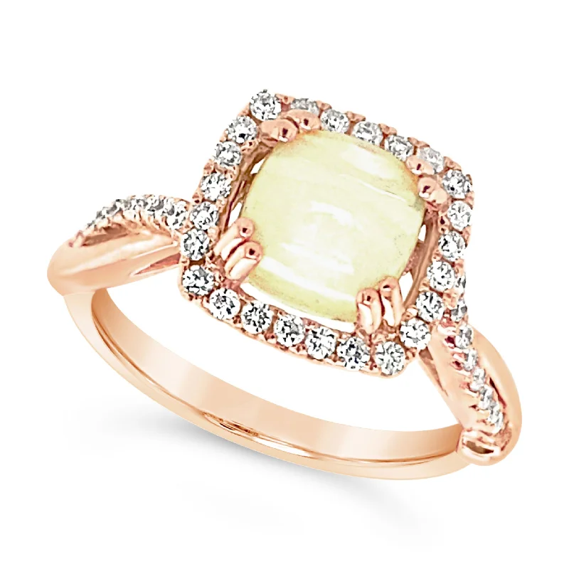 Shine Without Limits – Jewelry Sale Happening Now Opal and Cushion Shaped Diamond Halo Ring Shine Without Limits – Jewelry Sale Happening Now Opal and Cushion Shaped Diamond Halo Ring