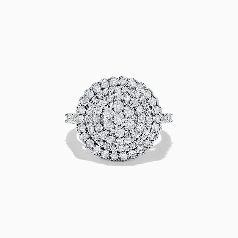 Luxury Jewelry Sale – Sparkle For Less Pave Classica 14K White Gold Diamond Ring