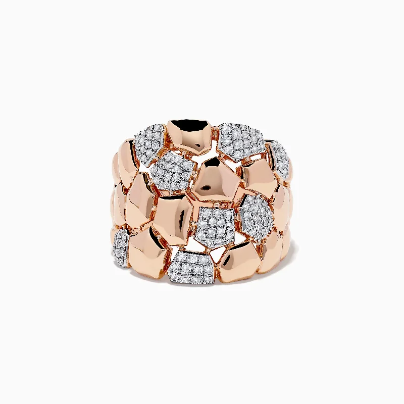 Make Every Moment Shine – Jewelry Discounts Available Pave Rose 14K White and Rose Gold Diamond Ring Make Every Moment Shine – Jewelry Discounts Available Pave Rose 14K White and Rose Gold Diamond Ring