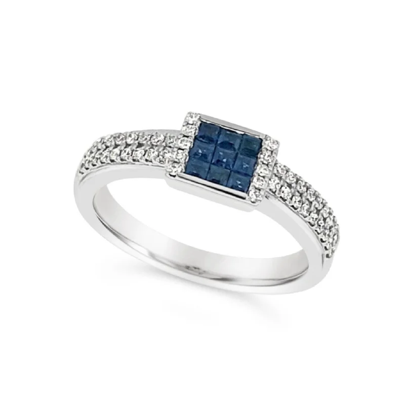 Elegant Jewelry, Affordable Luxury – Shop Now Princess Cut Sapphire and Diamond Ring Elegant Jewelry, Affordable Luxury – Shop Now Princess Cut Sapphire and Diamond Ring