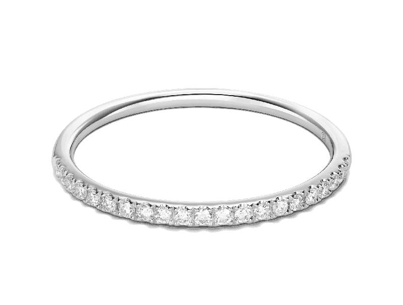 Elegant Jewelry, Exclusive Prices – Shop Now The Mini Half Pavé Ring