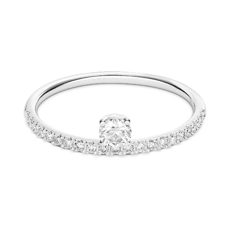 Fashion-Forward Jewelry At Incredible Prices The Floating Solitaire Pavé Ring