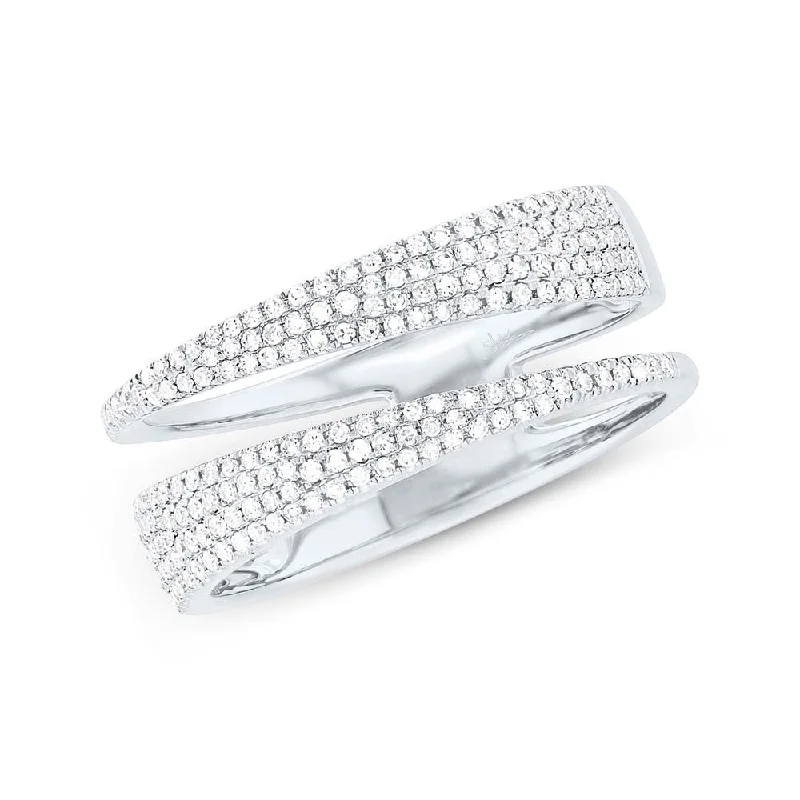 Premium Diamond Jewelry At Once-In-A-Lifetime Discounts Diamond Bypass Ring