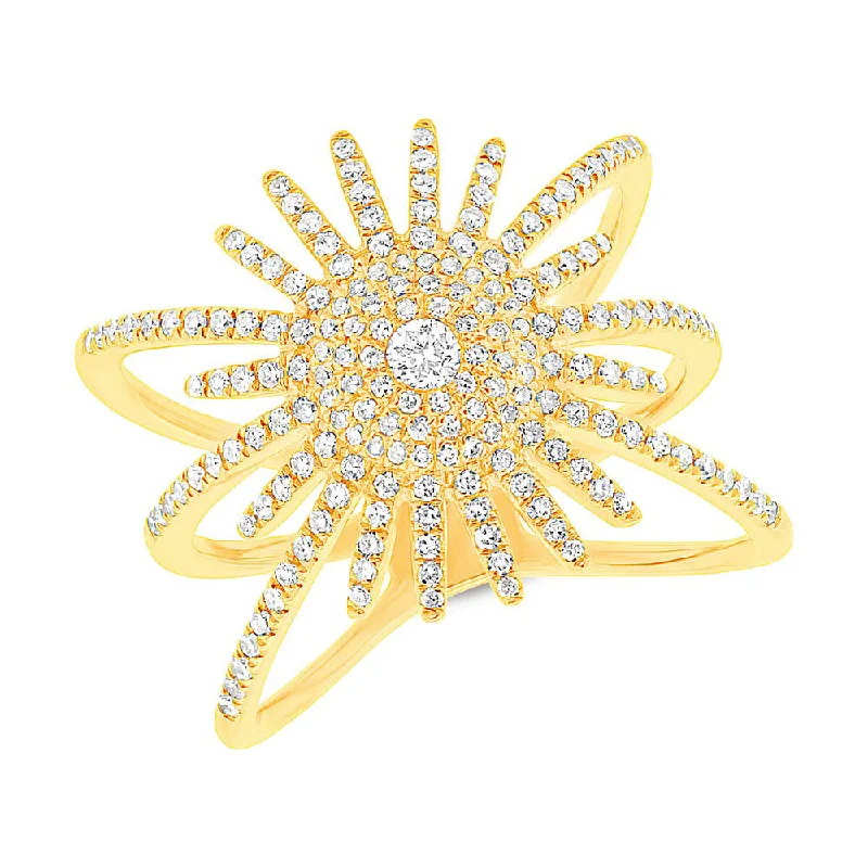 Elevate Your Outfit With Discounted Statement Jewelry Diamond Star Ring
