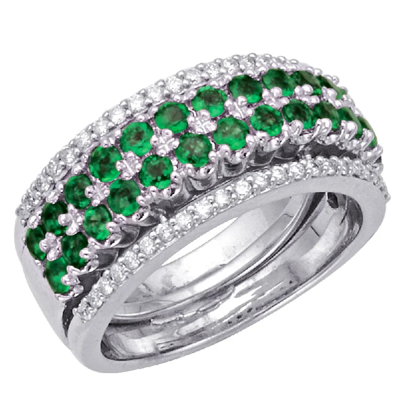 Shop Dazzling Jewelry With Special Promotional Discounts Emerald and Diamond Ring