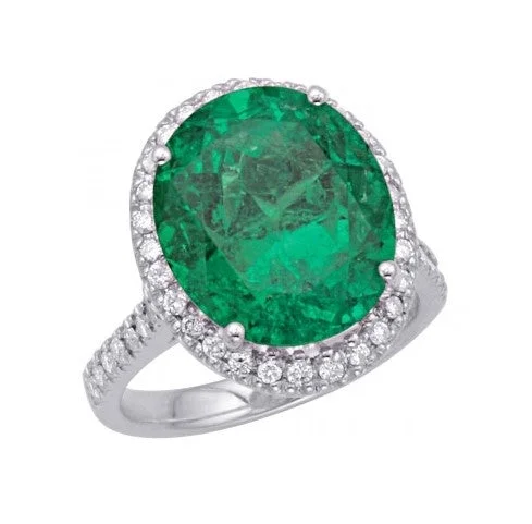 High-Quality Jewelry At A Fraction Of The Cost Emerald and Diamond Ring