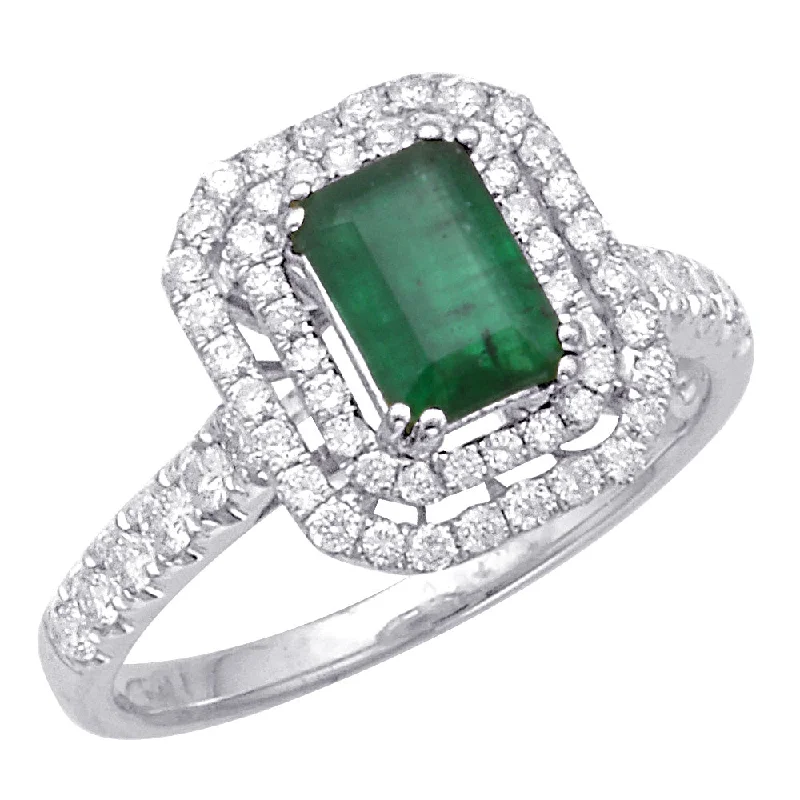 Shop Fine Jewelry With Exclusive Savings Emerald and Diamond Ring