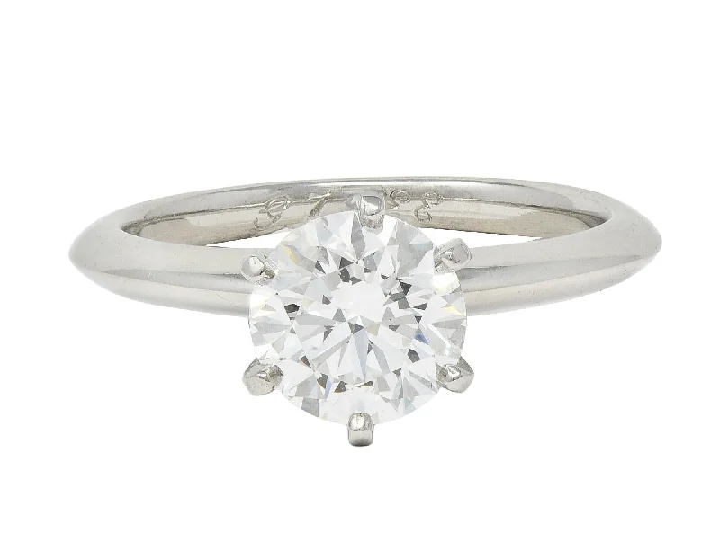 Flash Sale On Stunning Jewelry – Don't Miss Out Tiffany & Co. 1.38 CTW Round Brilliant Diamond Platinum Solitaire Engagement Ring Flash Sale On Stunning Jewelry – Don't Miss Out Tiffany & Co. 1.38 CTW Round Brilliant Diamond Platinum Solitaire Engagement Ring