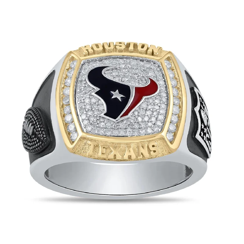 Elegant Jewelry At Unbeatable Offers – Shop Before It's Gone True Fans Fine Jewelry Houston Texans 1/2 CTW Diamond Ring in Sterling Silver Elegant Jewelry At Unbeatable Offers – Shop Before It's Gone True Fans Fine Jewelry Houston Texans 1/2 CTW Diamond Ring in Sterling Silver