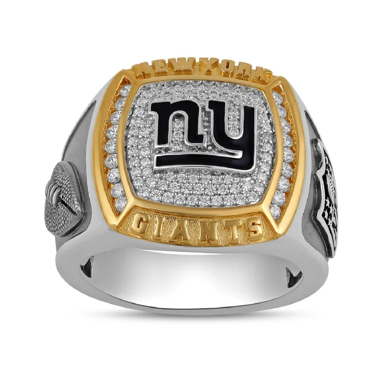 Limited-Time Jewelry Sale – Elegant Styles At Less True Fans Fine Jewelry New York Giants 1/2 CTW Diamond Ring in Sterling Silver Limited-Time Jewelry Sale – Elegant Styles At Less True Fans Fine Jewelry New York Giants 1/2 CTW Diamond Ring in Sterling Silver