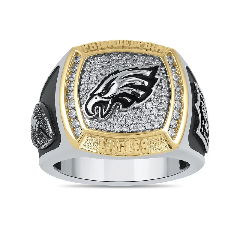 Unmissable Jewelry Sale – Shop Before It's Too Late True Fans Fine Jewelry Philadelphia Eagles 1/2 CTW Diamond Ring in Sterling Silver Unmissable Jewelry Sale – Shop Before It's Too Late True Fans Fine Jewelry Philadelphia Eagles 1/2 CTW Diamond Ring in Sterling Silver