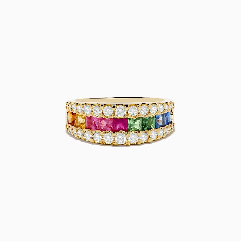 Jewelry Sale Alert – Shop Timeless Elegance Today Watercolors 14K Yellow Gold Multi Color Sapphire and Diamond Ring Jewelry Sale Alert – Shop Timeless Elegance Today Watercolors 14K Yellow Gold Multi Color Sapphire and Diamond Ring