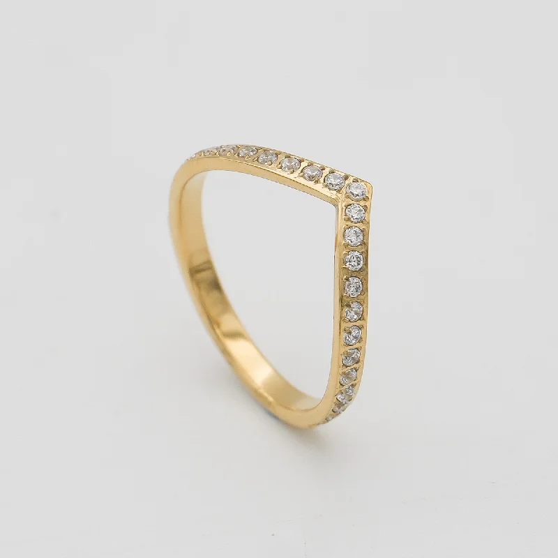 Sparkle More For Less – Jewelry Sale Happening Now Yara Chevron Ring