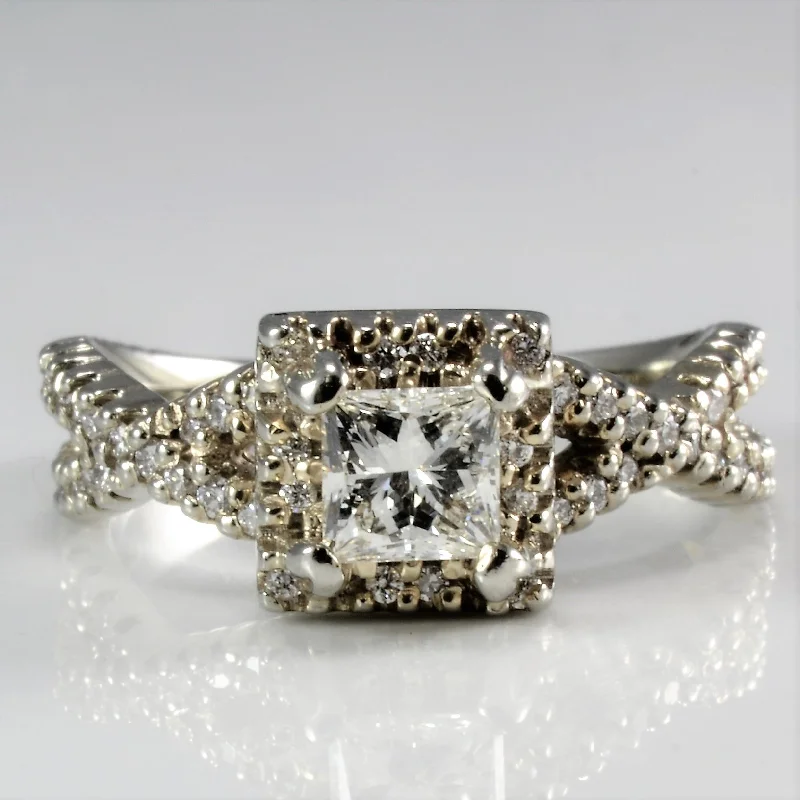 Don't Miss Out On Bestselling Jewelry At Special Prices Princess Diamond Crossover Engagement Ring | 1.00 ctw, SZ 5.75 | Don't Miss Out On Bestselling Jewelry At Special Prices Princess Diamond Crossover Engagement Ring | 1.00 ctw, SZ 5.75 |