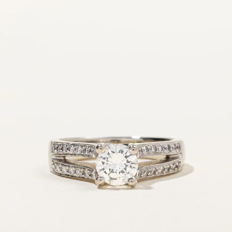 Flash Sale On Exquisite Jewelry – Don't Miss Out Split Shank Diamond Engagement Ring | 0.79 ctw, SZ 5 | Flash Sale On Exquisite Jewelry – Don't Miss Out Split Shank Diamond Engagement Ring | 0.79 ctw, SZ 5 |
