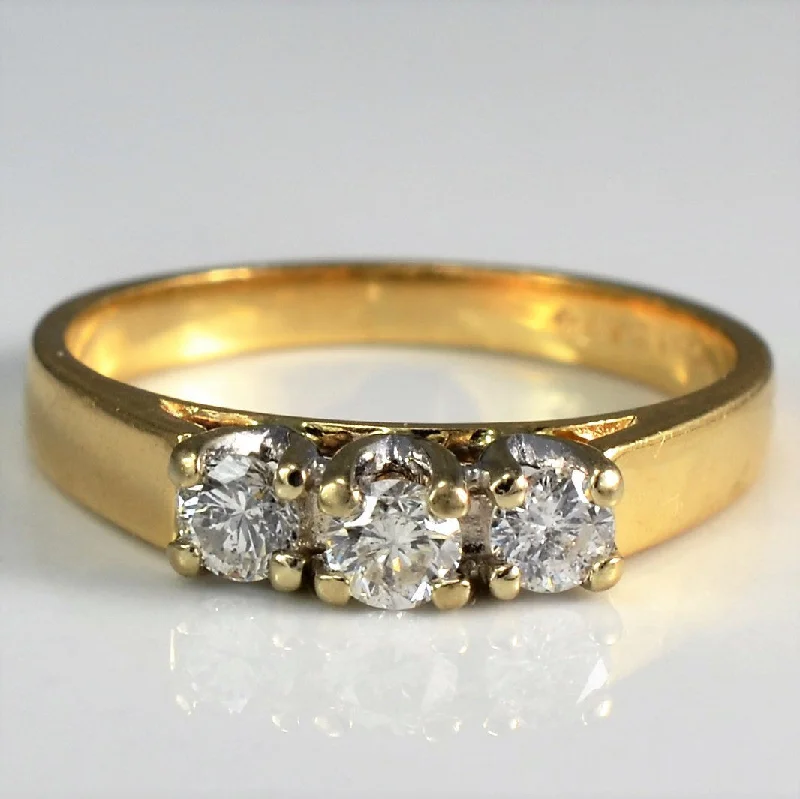 Jewelry Clearance Event – Stock Up Before It's Over Three Stone Diamond Band | 0.30 ctw, SZ 5 | Jewelry Clearance Event – Stock Up Before It's Over Three Stone Diamond Band | 0.30 ctw, SZ 5 |